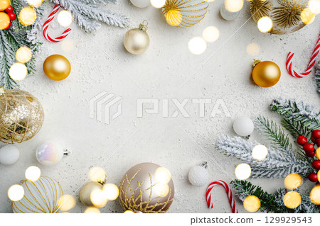 Christmas and New Year background Christmas and New Year background 129929543