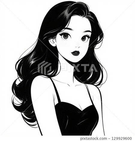 黑人和白人婦女 129929600