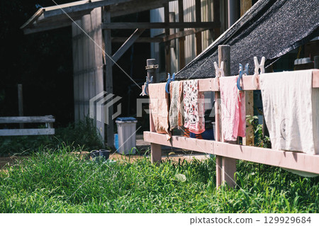 [宇陀動物公園] 晾乾的布 129929684