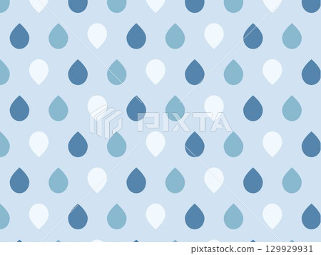 可愛的復古淺藍色水滴圖案壁紙插圖 可愛的復古淺藍色水滴圖案壁紙插圖 129929931