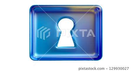象徵安全與隱私的鑰匙孔符號PNG素材 象徵安全與隱私的鑰匙孔符號PNG素材 129930027
