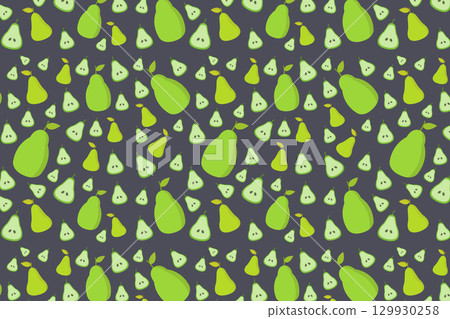Pear Pattern 129930258