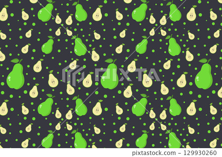 Pear Pattern 129930260