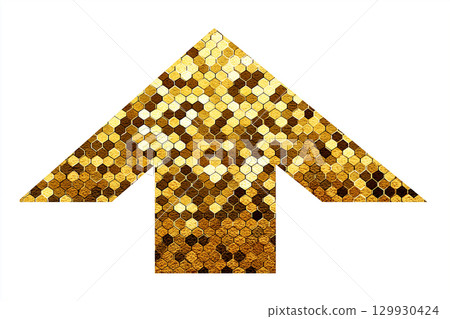 Simple arrow parts for presentations and banners PNG material Simple arrow parts for presentations and banners PNG material 129930424