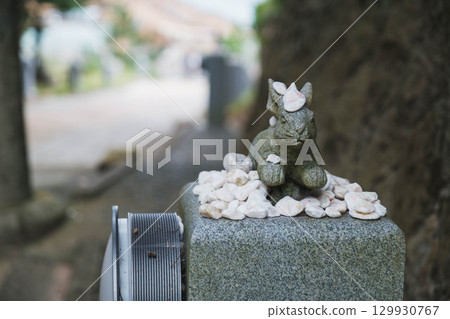 【白兔神社】鳥取縣內歷史悠久的神社，有可愛的石兔雕像 129930767