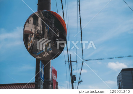 [Kurayoshi White Wall Storehouses] Convex Mirror 129931240
