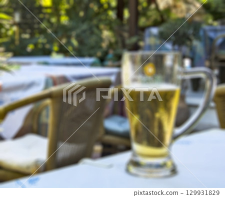 Creative catering theme with blur and bokeh. 129931829