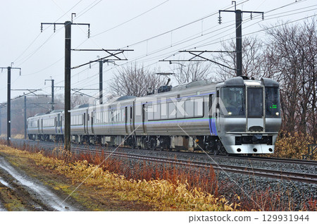 Chitose Line, Uenae-Bimi, JR Hokkaido, 785 series, NE-501 formation (Sapporo), Suzuran Chitose Line, Uenae-Bimi, JR Hokkaido, 785 series, NE-501 formation (Sapporo), Suzuran 129931944