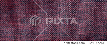 Dark purple woven textile macro texture background. Knitted wine fabric pattern for material design and backdrop Dark purple woven textile macro texture background. Knitted wine fabric pattern for material design and backdrop 129932261