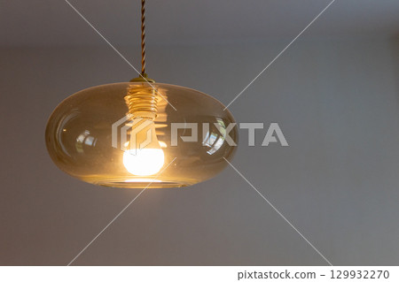 復古玻璃吊燈_水平 復古玻璃吊燈_水平 129932270