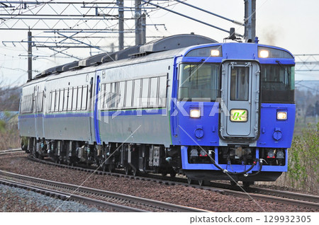 Hakodate Main Line, Ebetsu-Toyohoro, JR Hokkaido, Kiha 183 series, Kiha 183-1555 (Naebo), Okhotsk Hakodate Main Line, Ebetsu-Toyohoro, JR Hokkaido, Kiha 183 series, Kiha 183-1555 (Naebo), Okhotsk 129932305