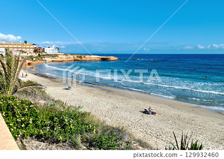 Scenic coastal view of Torre de la Horadada 129932460