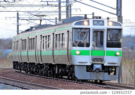 Hakodate Main Line, Ebetsu-Toyohoro, JR Hokkaido, 721 series, F-3021 formation (Sapporo) 129932557