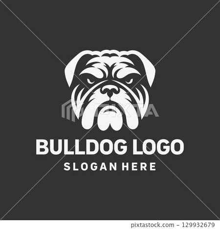 Noble Bulldog Crest Logo Design 129932679