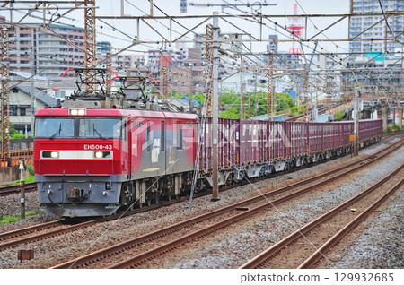 Tokaido Main Line Sagami Freight JR Freight EH500-43 (Sendai) Tokaido Main Line Sagami Freight JR Freight EH500-43 (Sendai) 129932685