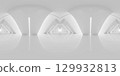 Futuristic Minimalistic Interior Space 360 vr panorama 129932813