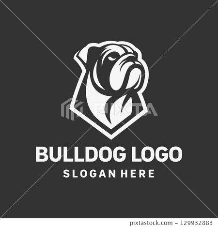 Distinctive Bulldog Graphic Logo Design Distinctive Bulldog Graphic Logo Design 129932883