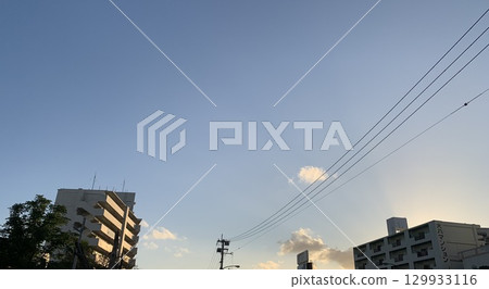 天空,雲層,電線 天空,雲層,電線 129933116