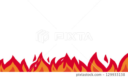 Flame frame 129933138