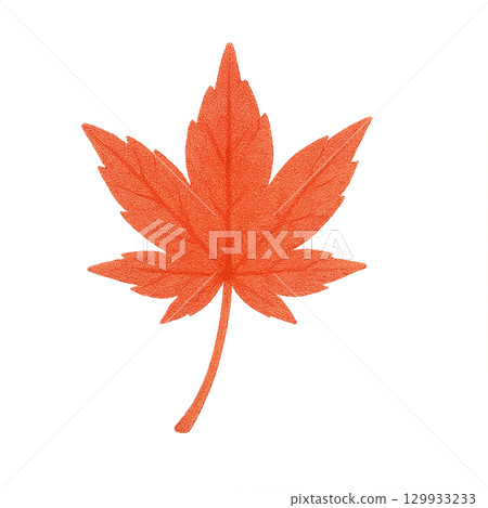 紅楓葉水彩插圖(剪切) 紅楓葉水彩插圖(剪切) 129933233