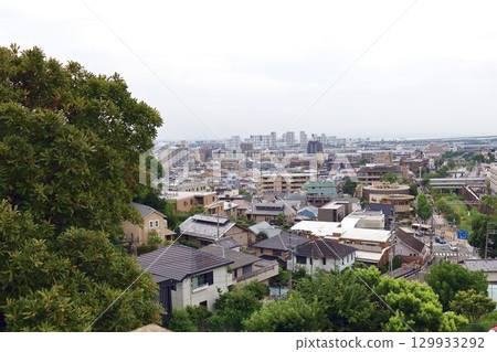 從高處拍攝，主要在兵庫縣蘆屋市的南部 129933292