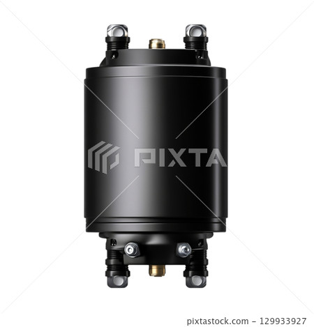 Black Industrial Air Compressor Tank for Heavy Duty Applications and Machinery Use 129933927