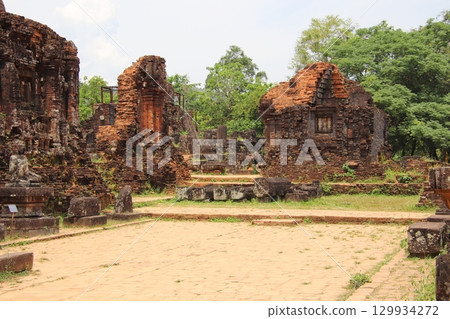 My Son ruins, a World Heritage Site in Vietnam My Son ruins, a World Heritage Site in Vietnam 129934272