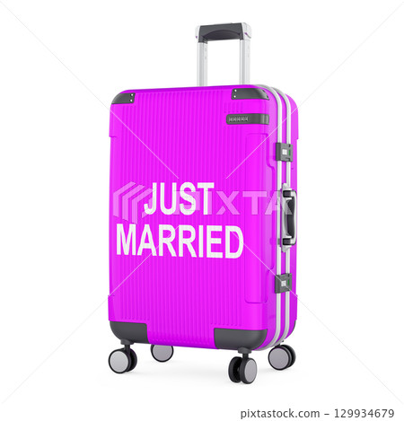 Honeymoon travel, concept. 3D rendering 129934679