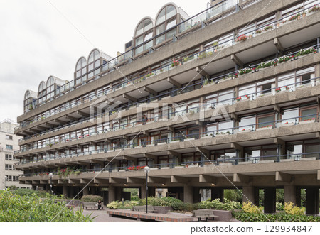 Ben Jonson House, a part of the Barbican Estate, is known for its distinctive Brutalist architecture. Ben Jonson House, a part of the Barbican Estate, is known for its distinctive Brutalist architecture. 129934847
