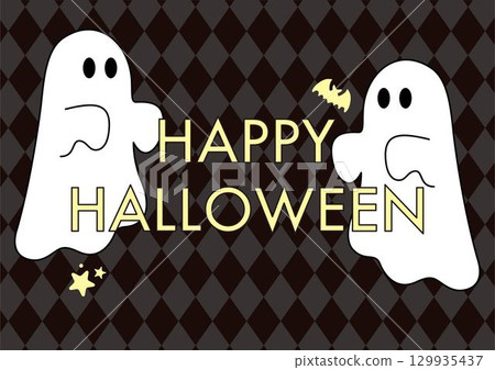 Frame Halloween Autumn Ghost Bat Diamond Pattern Cute Decoration Wallpaper Background Illustration Frame Halloween Autumn Ghost Bat Diamond Pattern Cute Decoration Wallpaper Background Illustration 129935437