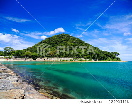 指月山和菊濱海灘 129935568