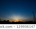 A sunset 129936147