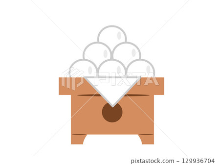 Tsukimi dumplings 129936704