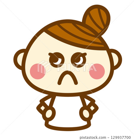 Bun girl 129937700