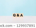 Q&A Block Letters 129937891