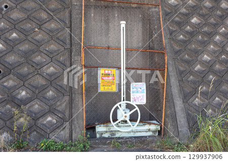 Agricultural water gates and handles Agricultural water gates and handles 129937906