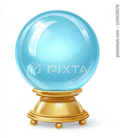 Fortune telling crystal ball AI image Fortune telling crystal ball AI image 129938078