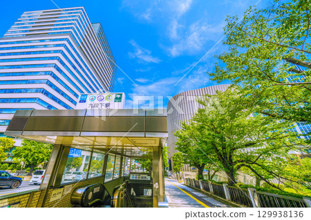Tokyo cityscape in Japan, including Kudanshita Station and Showakan Museum... We must not forget that tragedy = August 21st 129938136