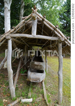 Ainu canoe 129938302