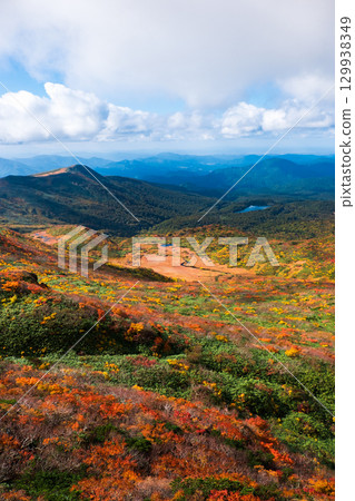 秋季攀登栗駒山（栗駒山～前岳：龍泉原） 129938349