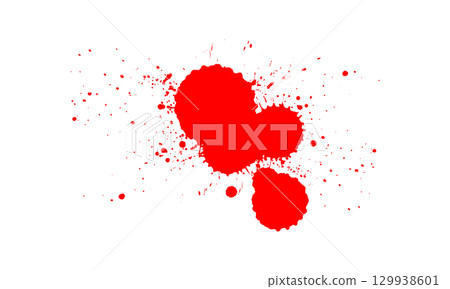 red watercolor brush dropped splatter splash artistic grunge graphic element red watercolor brush dropped splatter splash artistic grunge graphic element 129938601