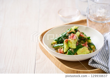 Plum Cucumber | Seared cucumber with plum paste 129938637