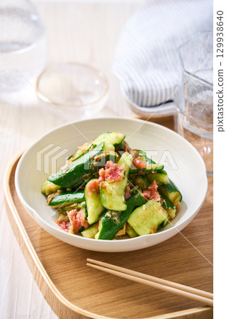 Plum Cucumber | Seared cucumber with plum paste 129938640