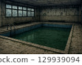 Dirty pool at an abandoned school 129939094