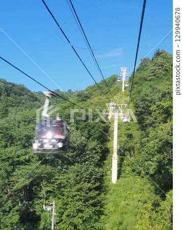 Nagano Prefecture Hakuba Happo Gondola Lift August 129940678