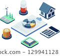 Isometric Investment Portfolio Diversification in Various Industry 129941128