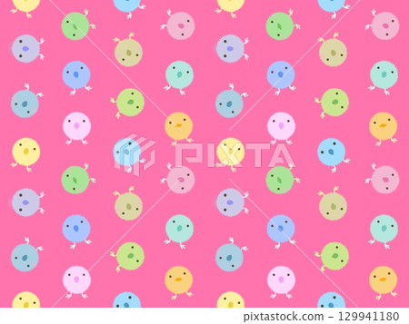 Chick seamless pattern F-2' 129941180