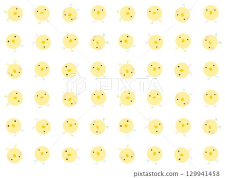 黃色小雞無縫圖案G-1' 129941458