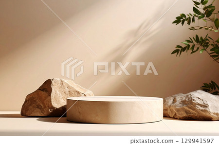 Simple brown background 129941597