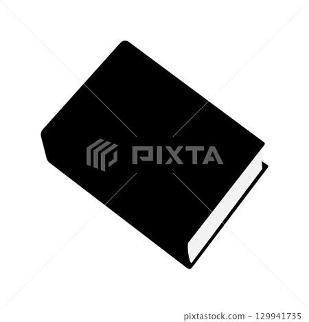 簡單的書籍輪廓插圖素材 簡單的書籍輪廓插圖素材 129941735